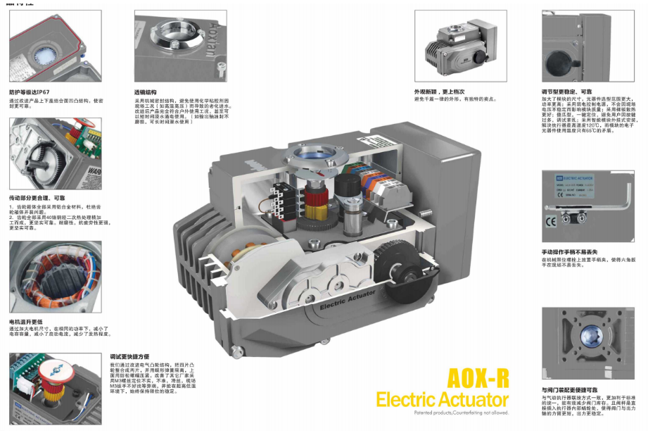 AOX-R電(dian)動(dòng)執行機(jī)構結構圖